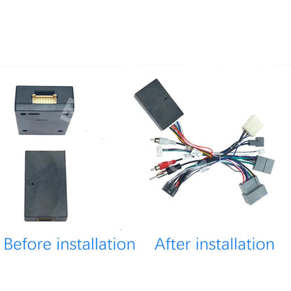 ya 6 8.14 Car Stereo Radio Wiring Harness Adaptor Loom Fit for Honda for Civic CRV 2012-2015
