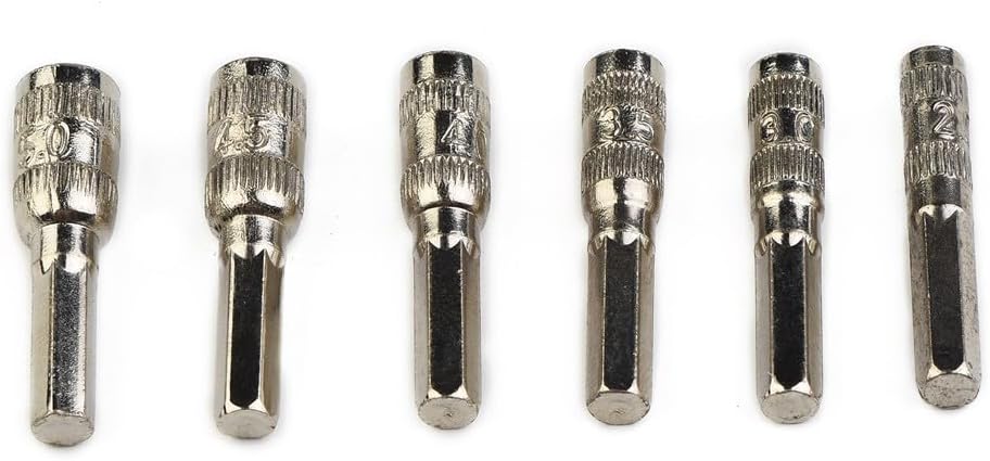 ya 14 9.20 baidi 6 In 1 6-Points Hex Shank Socket 2.5/3/3.5/4/4.5/5mm H4 Nut Driver Hand Tool New-1