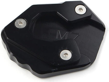ya 5 8.24 baidi Morocycle Kickstand Side Stand Extension Plate Pad for Yamaha MT-07 FZ-07 Black