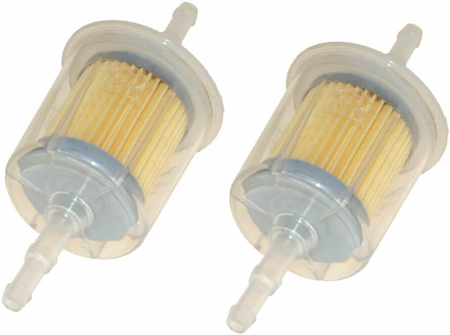 ya 11 9.14 zhengce NEW 2 x Universal Petrol Inline Fuel Filter LARGE Car Part Fit 6mm and 8mm