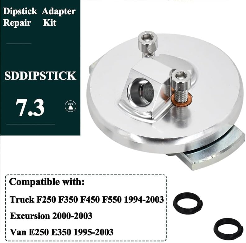 ya 10 9.16 baidi for Ford 7.3L Powerstroke F250 F350 F450 F550 Dipstick Adapter Repair Kit -