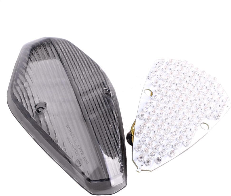 ya 5 8.24 baidi LED Tail Light Brake Turn Signal Lamp Smoke Fit 1800T/ VTX 1300/1800 REYRO 02-08