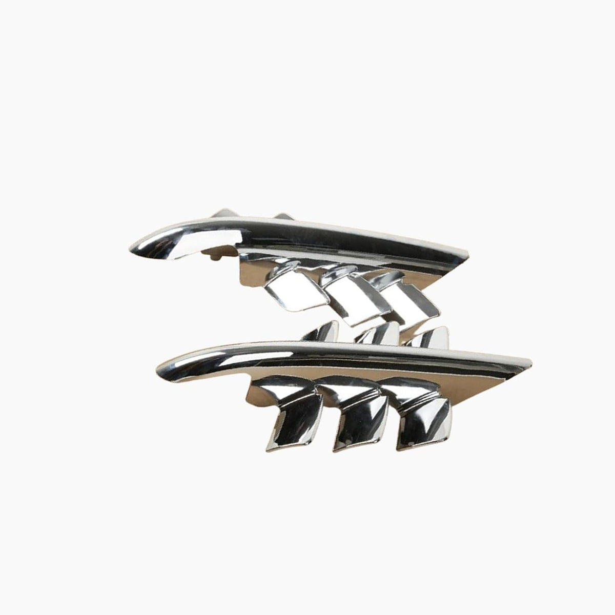 ya 13 9.15 baidi Chrome Shark Gills Fairing Accents Fit For for Honda Goldwing GL1800 2001-2010 2003Q