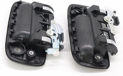 ya 10 9.16 baidi Pair Door Handle 2X Black LH & Right Outer for Tacoma Pickup Truck 95-04-
