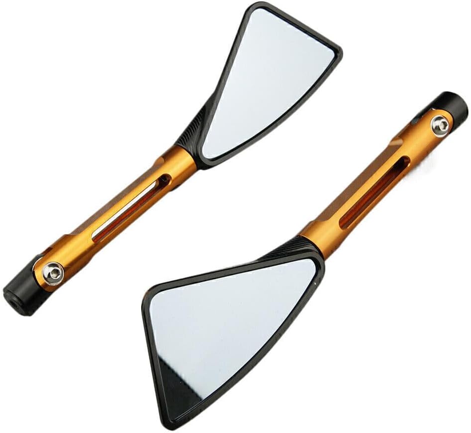 ya 2 8.15 2X Rear View Side Mirrors Fit for Suzuki 01-04 GSXR 1000 01-05 GSXR 600 Orange