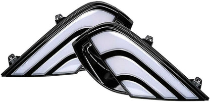 ya 10 9.16 zhengce Daytime Running DRL Fog Lights w/Module Harness Fit 2018-20 for Toyota for
