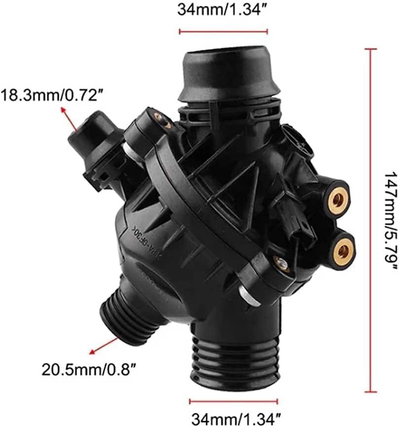 ya 10 9.16 baidi Electric Engine Water Pump W/Thermostat for BMW 128i 325i 328i OE 11517546994