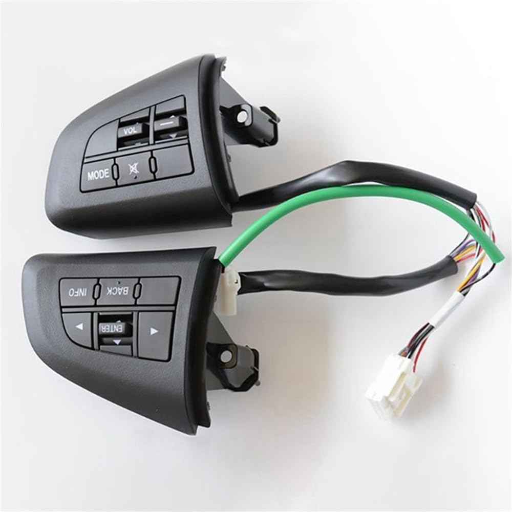 ya 5 8.10 2x Multi-Function Steering Wheel Switch Control Buttons for Mazda 3 5 CX-5 CX-7
