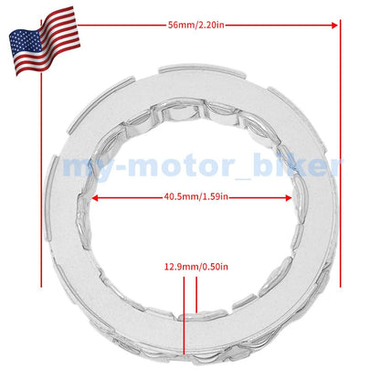 ya 23 10.7 baidi One-Way Starter Clutch Bearings are Suitable for KTM 500 EXC 2015-2016 and 450 500 EXC-F 2019-2020.