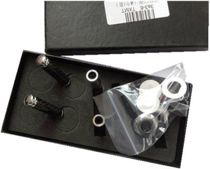 ya 8 8.24 baidi 4pcs Accessory Carbon Fibre Interior Door Lock Knob Pins For Car Truck SUV Auto