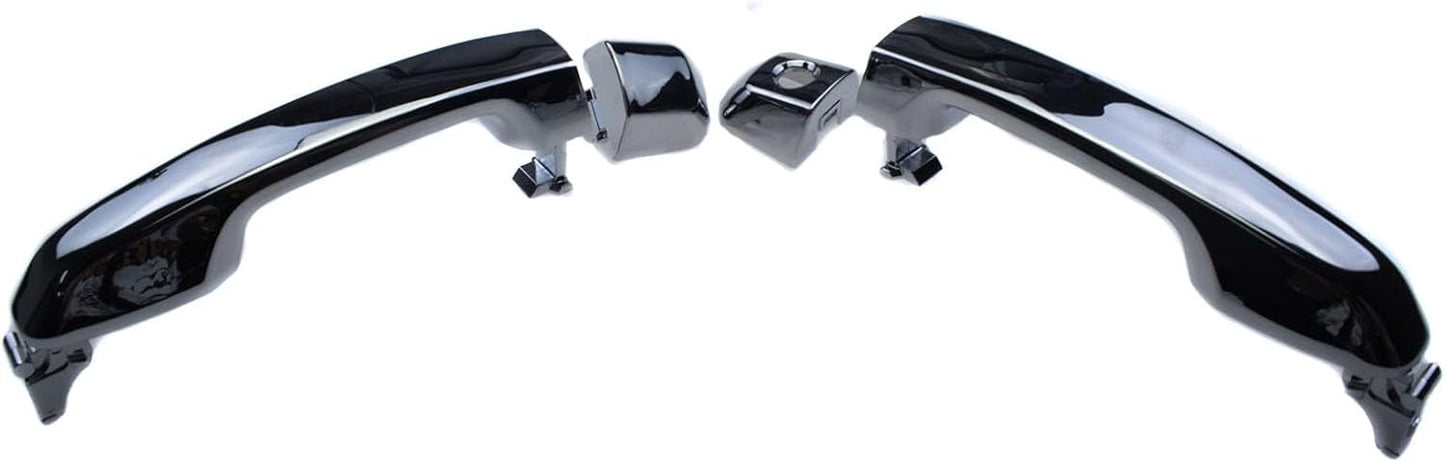 ya 2 8.15 2-Pack Front Exterior Door Handle Chrome Fits for Lexus GX460 for Toyota for 4Runner 