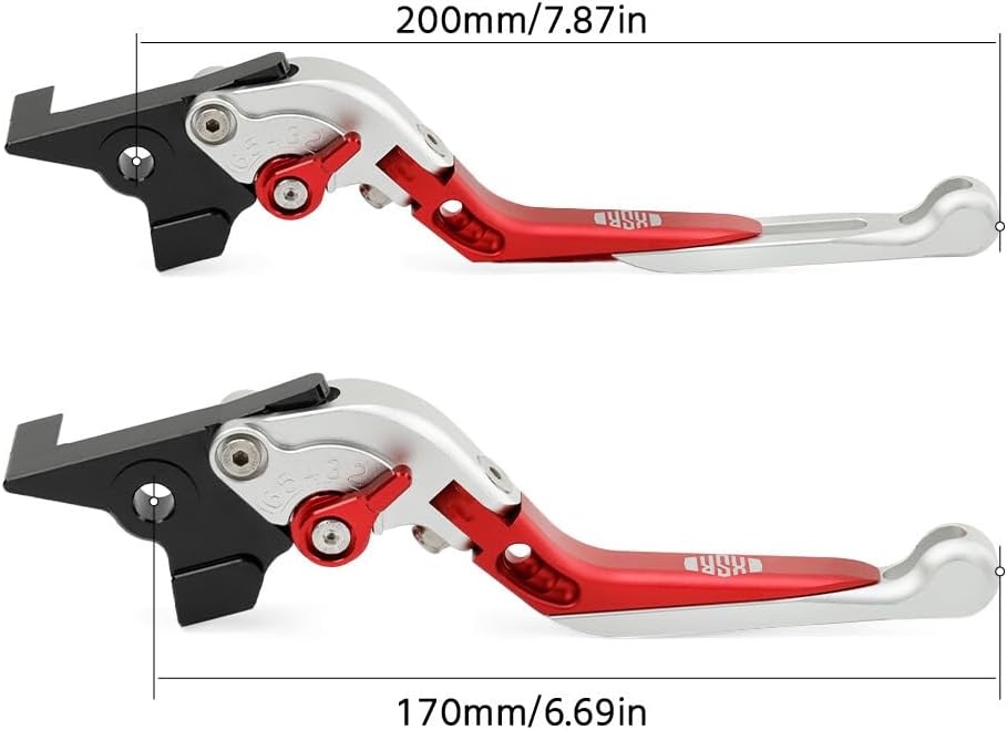 ya 4 8.24 baidi Adjustable Folding Extendable Clutch Brake Lever Kit for Yamaha XSR900 2022-2024