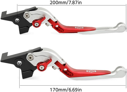 ya 4 8.24 baidi Adjustable Folding Extendable Clutch Brake Lever Kit for Yamaha XSR900 2022-2024