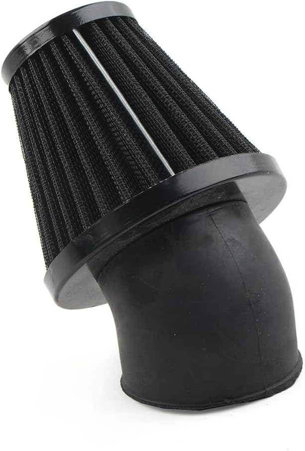 ya 5 8.24 baidi 48mm Air Intake Filter Cleaner Rubber Bend Inlet Stainless Steel Mesh