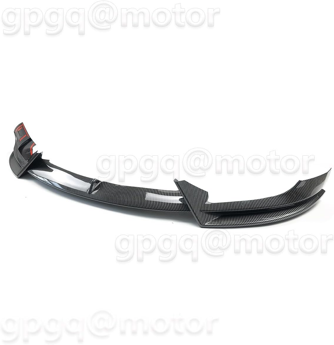 ya 2 8.15 V Style Carbon Fiber Front Bumper Lip Splitter Spoiler for for Tesla for Model 3 17-2023