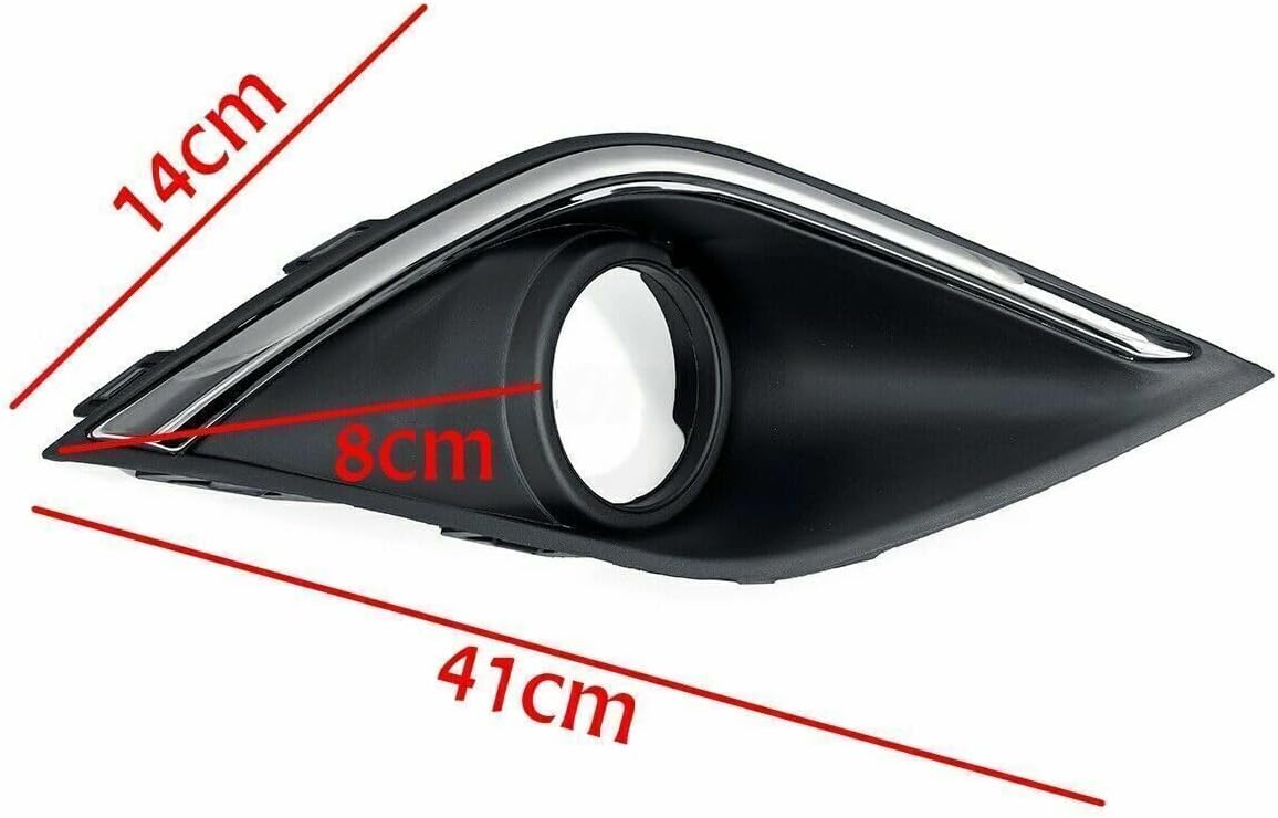 ya 4 8.14 Front bumper left and right fog lamp decorative protective cover suitable for 16-18 for Mitsubishi Outlander
