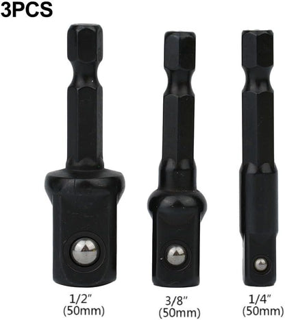 ya 14 9.20 baidi Tool Nut Driver Sockets 3pcs/kit Accessories For Electric Screwdriver Tool-1