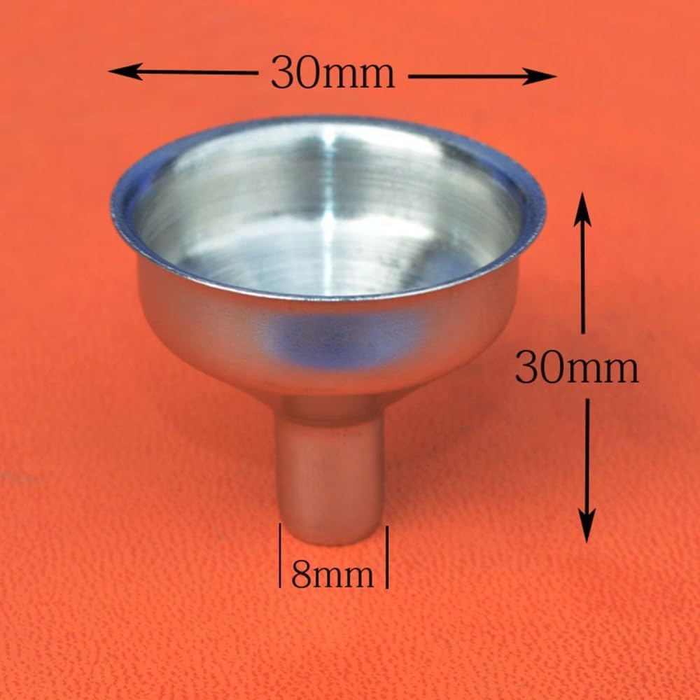 ya 26 10.21 baidi 6 Pcs Wine Pot Funnel Steel for Mini Wide Mouth Oil Flagon Special Hip Flask
