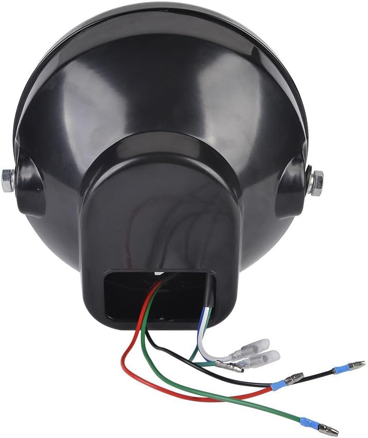 ya 4 8.14 7 Zoll Motorrad Rund LED Scheinwerfer mit Halterung Universal F¨¹r for Yamaha Harley