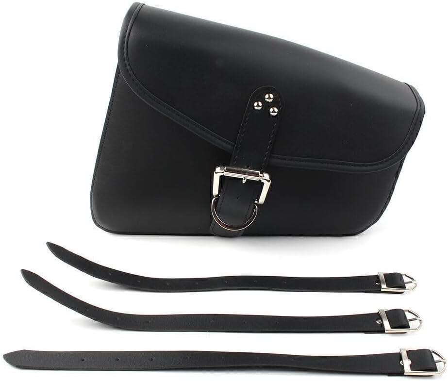 ya 11 9.14 baidifor Harley-Davidson Sportster XL883 XL1200 Right Side PU Leather Saddlebag Bag