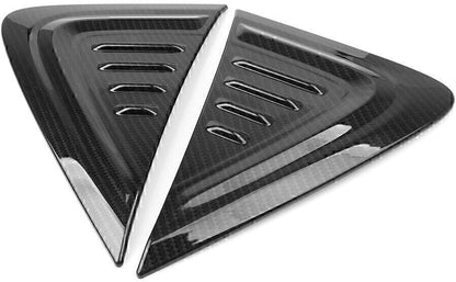 ya 4 8.14 2PCS Side Fender Vent Air Wing Cover Trim Fit for Toyota C-HR 2016-2018 ABS Car