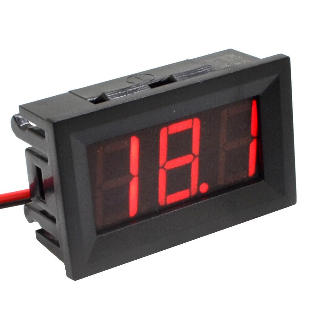 ya 16 10.20 baidi 10pcs Red 0.56 DC 4.5-30V 2 Wire Digital Led Display Voltmeter Voltage Tester