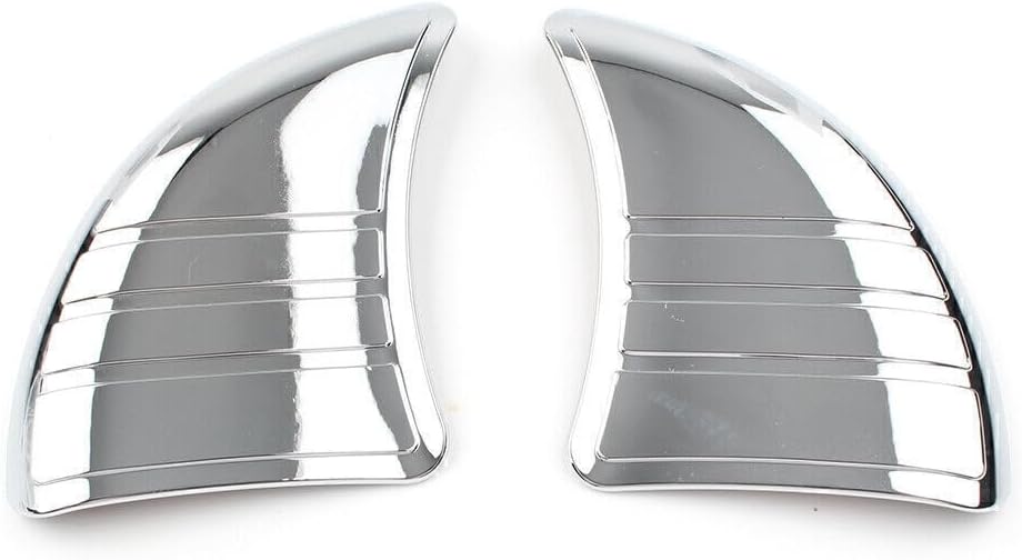 ya 4 8.10 Tri-Line Inner Fairing Mirror Cover Plugs Fit for Harley Touring Glide Chrome