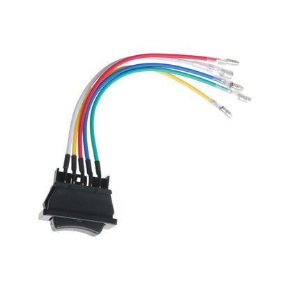 ya 5 8.10 2X Car Window Power Window 5 Pins Wires Illuminated Rocker Switch Universal