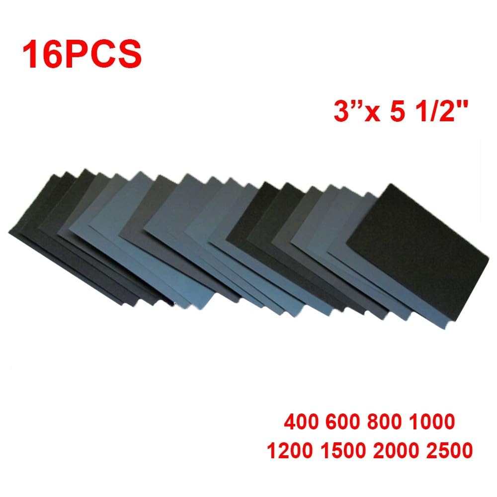 ya 13 9.15 baidi Polishing Sander Sand Papers Sandpapers 400 600 800 1000 1200 1500 Grit Wet Dry