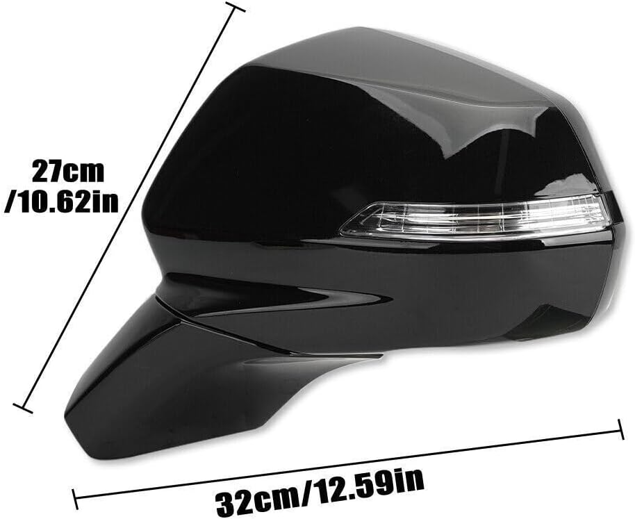 ya 11 9.14 baidiLeft Side Mirror For for Cadillac XT5 2016-2020 Power Folding Memory Blind Spot