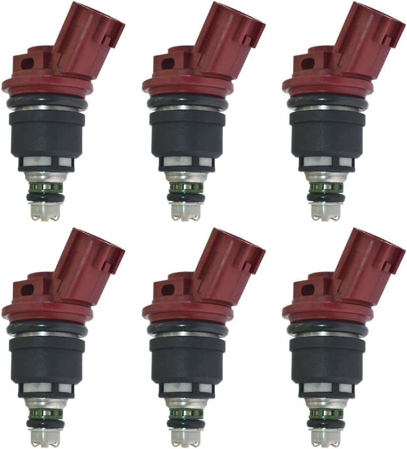 ya 10 9.16 baidi for Nissan Skyline R33 RB25DET ECR33 300ZX 16600-RR544 6Pcs Fuel Injectors 740cc