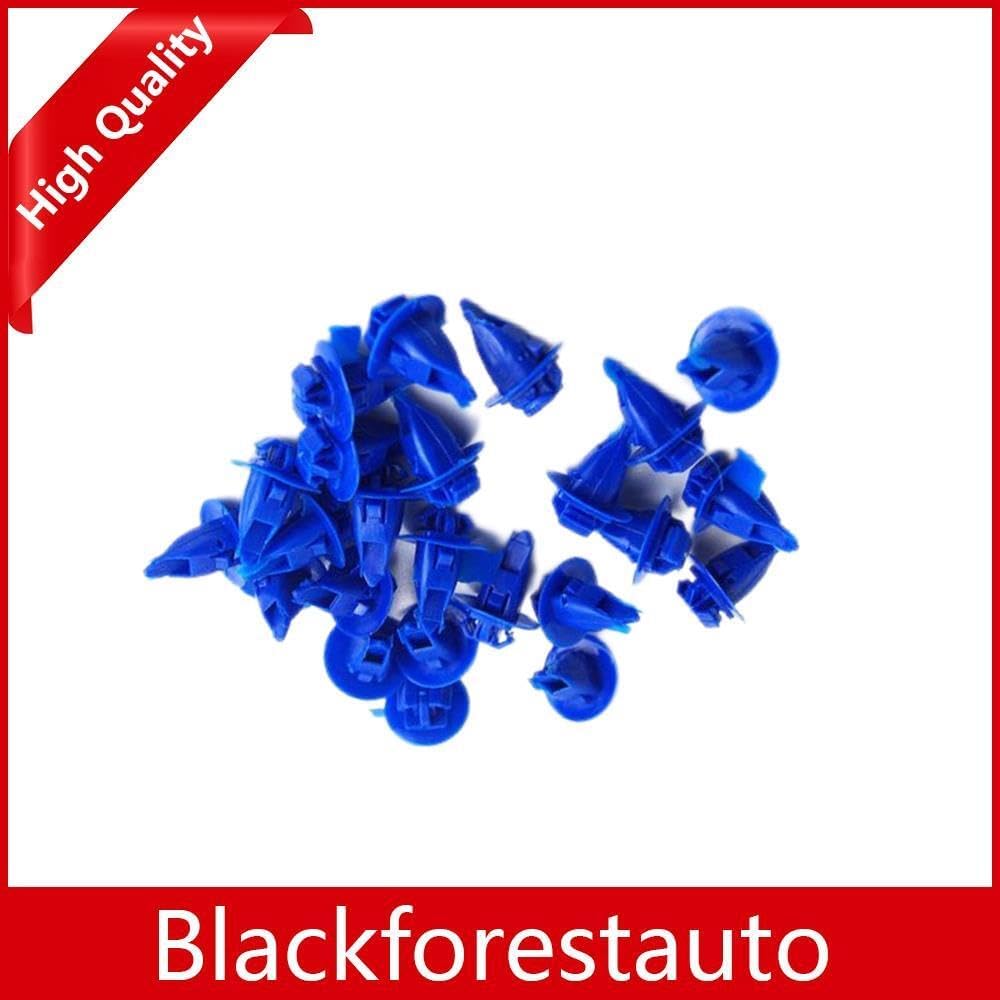 ya 2 8.15 Set of 40 Fender Wheel Moulding Clip Panel Retainer for Toyota 90904-67036 Blue