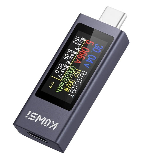 ya 16 10.20 baidi Type-C Digital LCD Current and Voltage Monitor DC 4-30V 0-12A Power Meter Tester