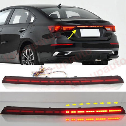 ya 4 8.24 baidi 2019-2022 for Kia Forte GTstyle LED rear trunk tailgate light brake turn signal light 