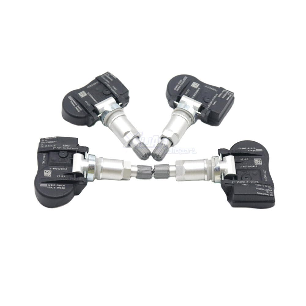 ya 2 8.24 baidi Suitable for Modern Accent for Kia Cadenza 52933-3N000 4-Piece tire Pressure Sensor TPMS