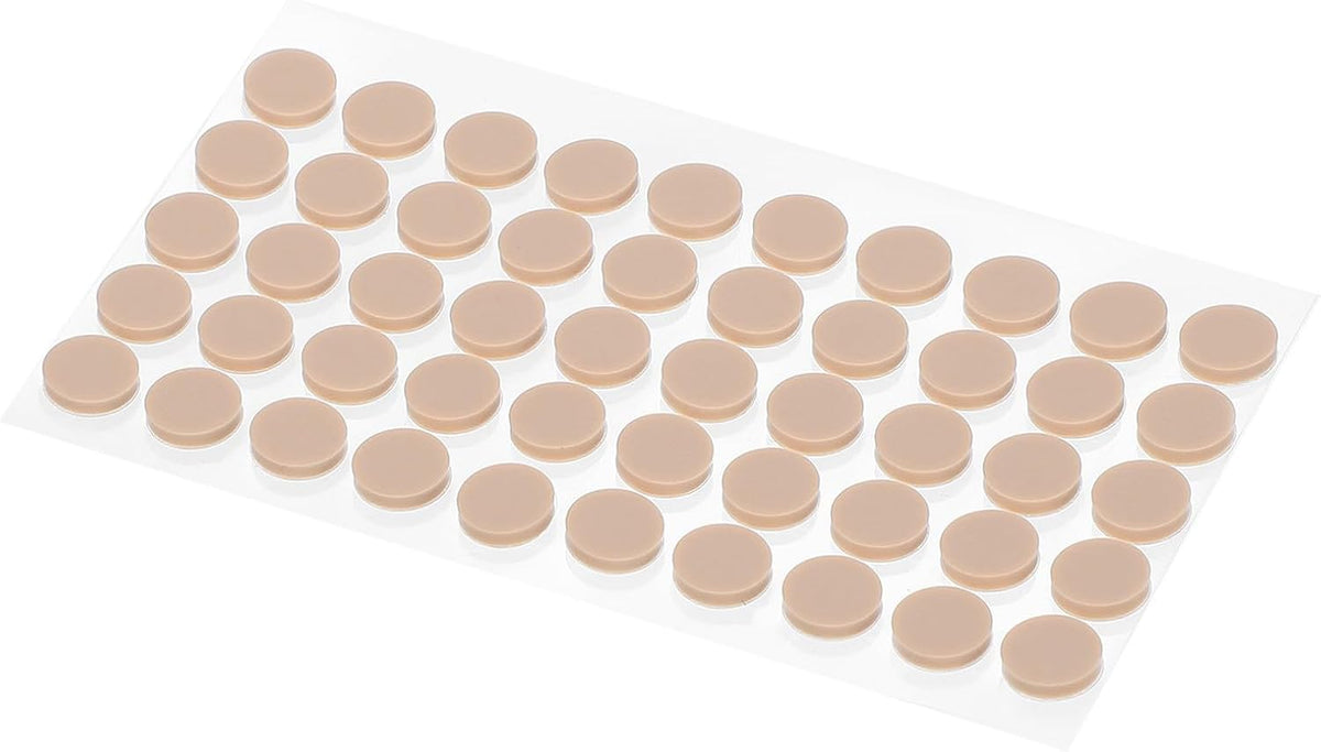 ya 26 10.21 baidi 0.39 Diameter Cabinet Door Bumpers, 50 Pcs Door Stoppers, Brown