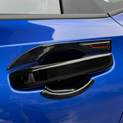 ya 5 8.10 for Honda for Civic 11th 2022-2023 Glossy Black Outer Door Handle+Bowl Cover Trim 8P
