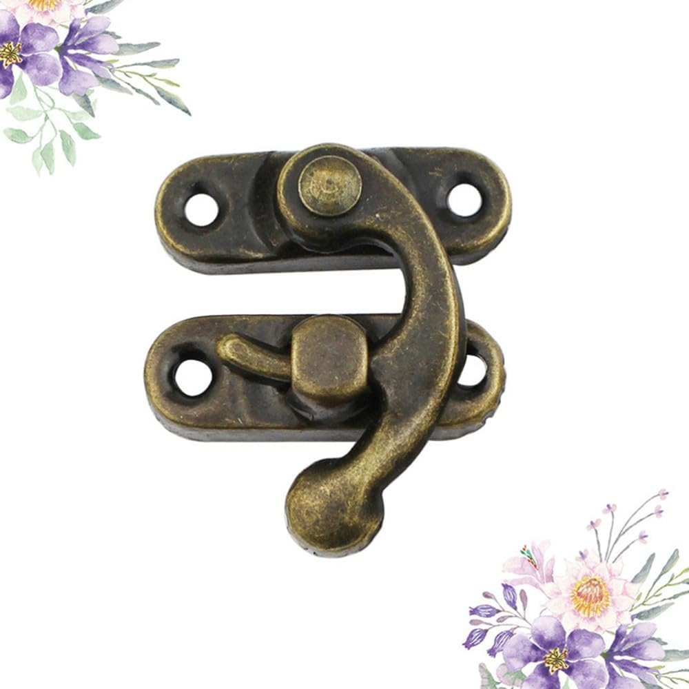 ya 26 10.21 baidi 30Pcs Iron Chest Latch Buckle Hasps for Box Tool Packing Lock-2