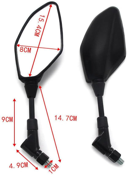 ya 13 9.15 baidi Motorcycle Rear View Mirror for Yamaha FZ10 MT10 2017 FJ09 13-16 XJ6 XJ6-N 09-13