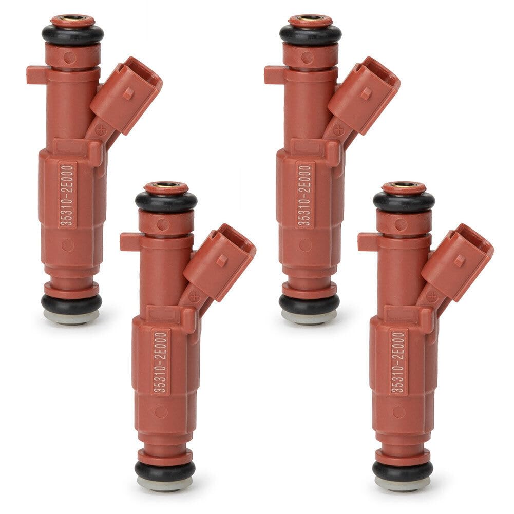 ya 4 8.8 4 Piece Upgraded Fuel Injector 0280150931 for 1993-1997 for Ford Ranger 4.0L- 4 Piece Fits 2011-19 for Elantra for Veloster Forte Soul 1.8L 2.0L Fuel Injector 35310-2E000