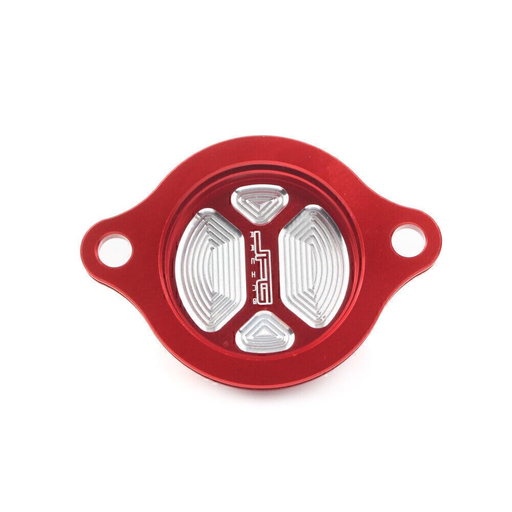 ya 5 8.24 baidi CNC Aluminum Oil Filter Cover Cap Red for Honda CRF250R 2004-09 CRF250X 2004-17