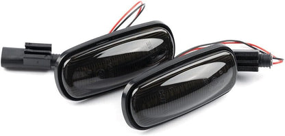 ya 4 8.10 LED Smoked Dynamic Turn Signal Light for Land Rover Discovery for Defender lander