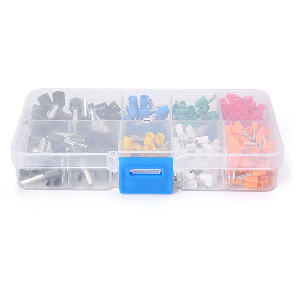 ya 16 10.20 baidi 400x Multicolour Wire Ferrule Copper Crimp Connector Pin Cord End Term l Kit