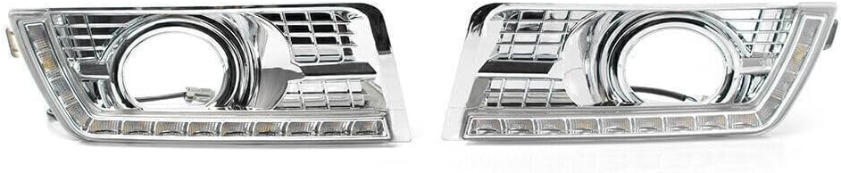 ya 3 8.24 baidi LED Daytime Running Light w/Turn Signal Fit for Cadillac SRX SUV DRL Fog 2011-2014