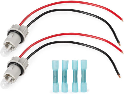 ya 12 10.8 baidi 2X Side Marker Lamp Light Bulb Socket Wire Harness for Mercedes CL-CLass W215