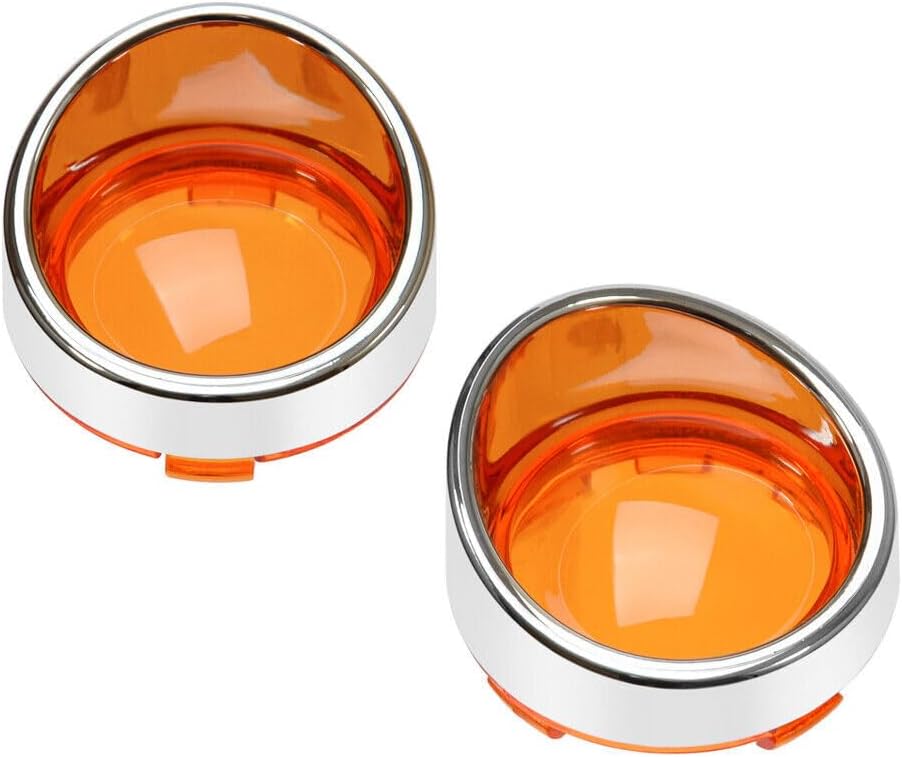 ya 5 8.24 baidi Amber turn signal light lens cover f for Ram e sunshade for Harley Road King Softail