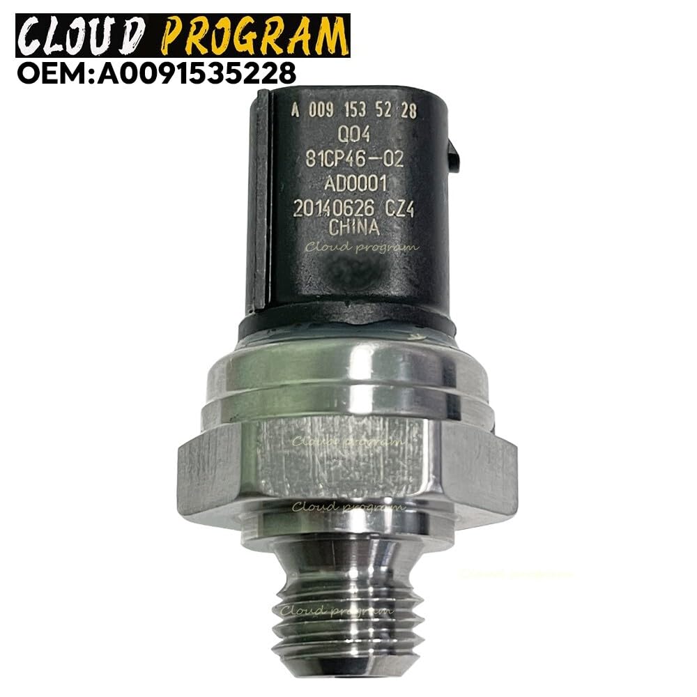 ya 4 8.8 A0091535228 Fuel Rail Pressure Sensor for Mercedes-Benz C 250 W205 2015 RHD