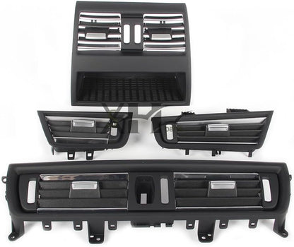 ya 10 9.16 baidi 4pcs Dash AC Air Outlet Vent Kit Fit for BMW 520i 525i 530i 5 Series