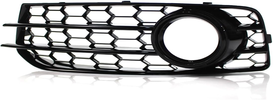 ya 10 9.16 zhengce for Audi A3 8P S Line 2009-12 Honeycomb Fog Light Lamp Grill Cover Glossy B