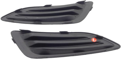 ya 10 9.16 zhengce 1Pair Front Fog Light Lamp Grille Cover Bezel w/o Hole for Ford Fiesta 2013